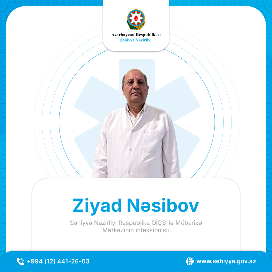 Səhiyyə Nazirliyi Respublika QİÇS-lə Mübarizə Mərkəzinin infeksionisti Ziyad Nəsibov: “Antiretroviral müalicə İİV-ə yoluxan şəxslərdə həyat keyfiyyətini yüksəldir”