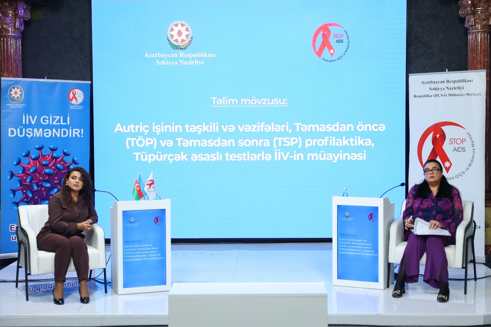 İİV-in müayinə və müalicəsi üçün təkmilləşdirilmiş strategiya təbliğ olunur