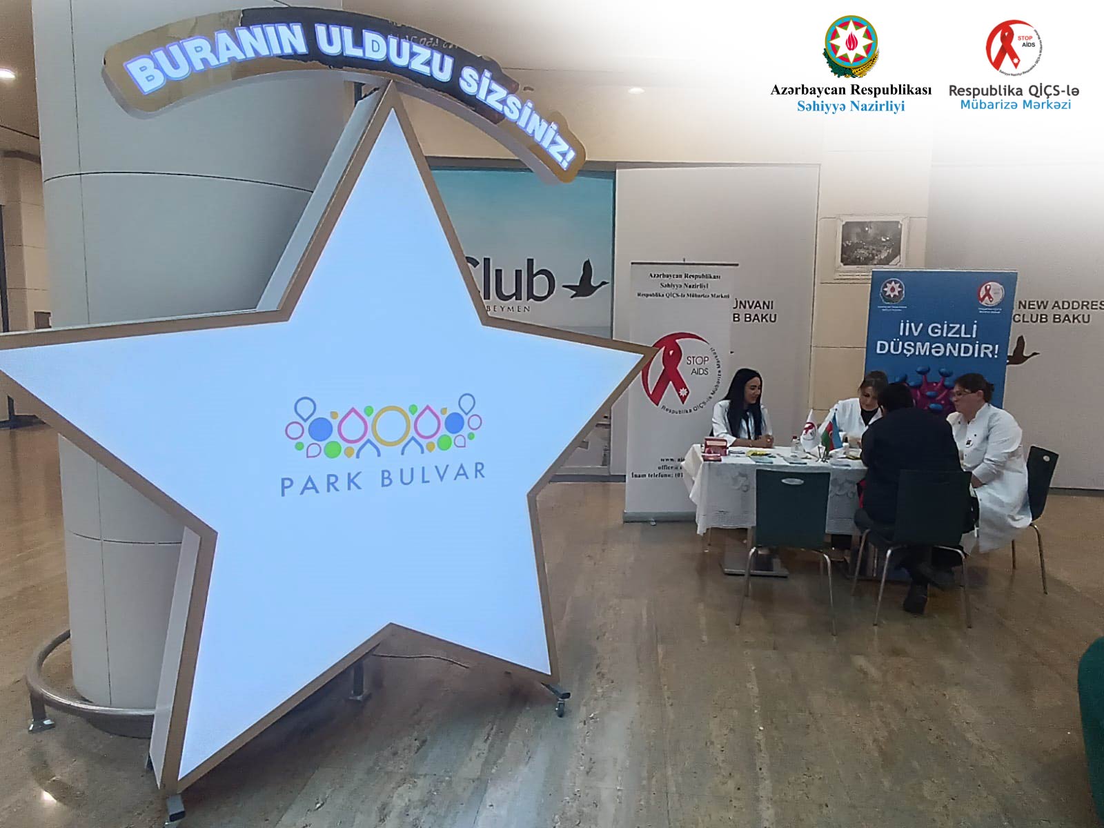 “Park Bulvar”da İİV-lə bağlı müayinələr aparılıb