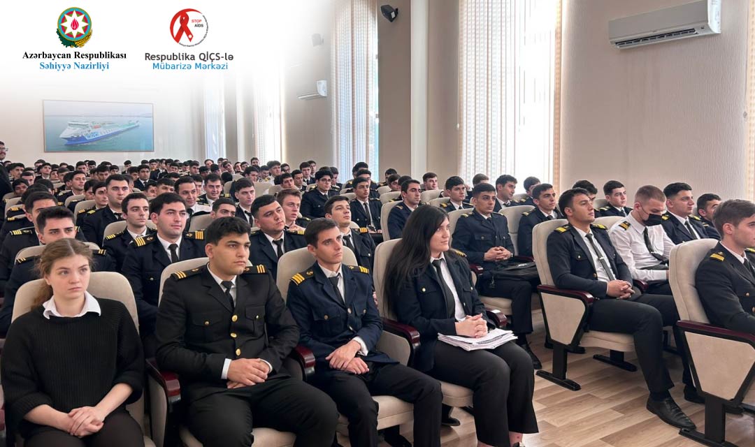 Azərbaycan Dövlət Dəniz Akademiysında İİV-lə bağlı maarifləndirici tədbir keçirib
