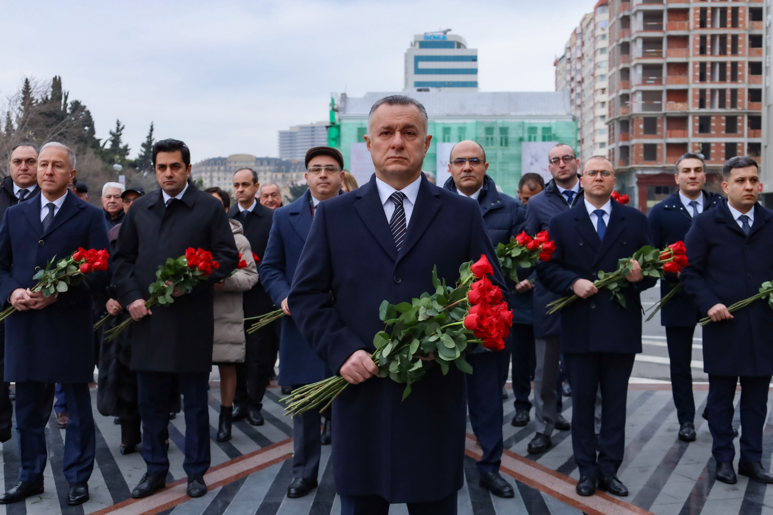 Səhiyyə Nazirliyinin rəhbərliyi Xocalı soyqırımı qurbanlarının xatirəsini ehtiramla yad edib