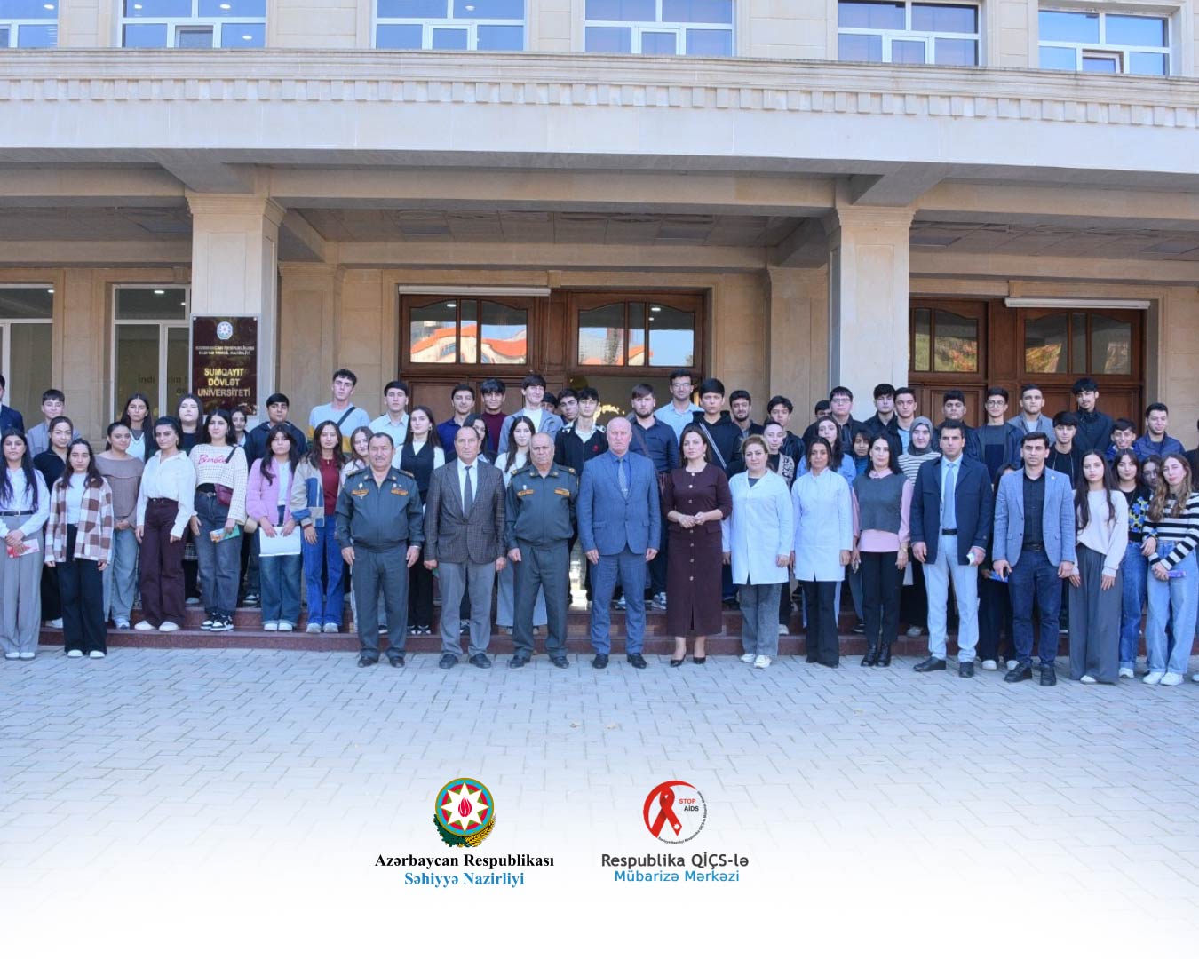 “Sağlam gələcək sənin əlindədir” – Sumqayıt Dövlət Universitetində maarifləndirmə aksiyası təşkil edilib