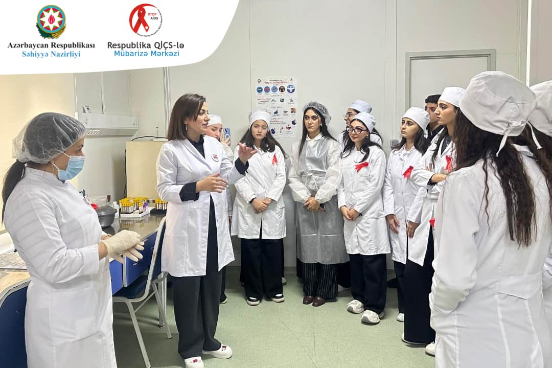 Sumqayıt Regional Laboratoriyasında Sumqayıt Tibb Kollecinin tələbələri ilə görüş təşkil olunub